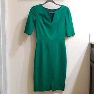 Emerald green dress